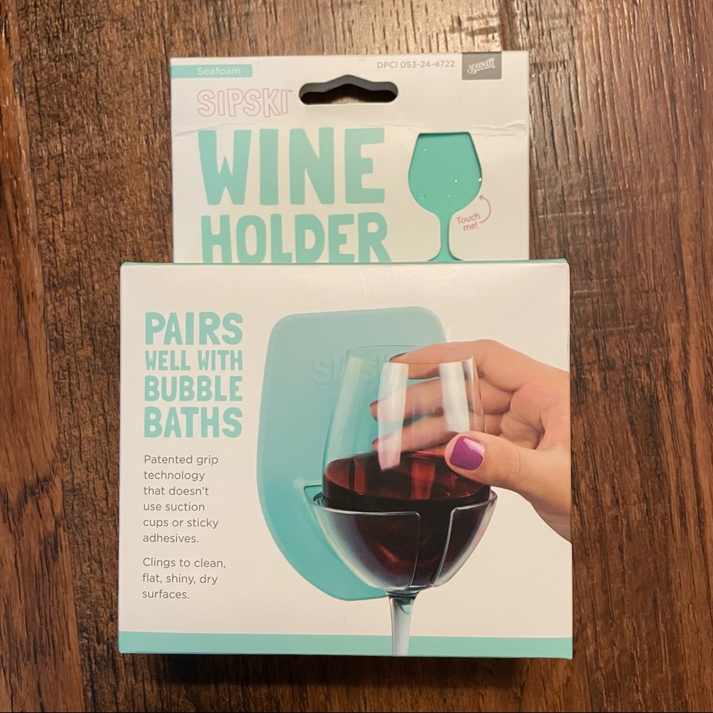 🆕 SIPSKI wine 🍷 glass holder